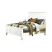 Sandy Beach Queen Panel Bed with High Headboard Cream White - Imperial Furniture (Las Vegas, NV) - Multi Location