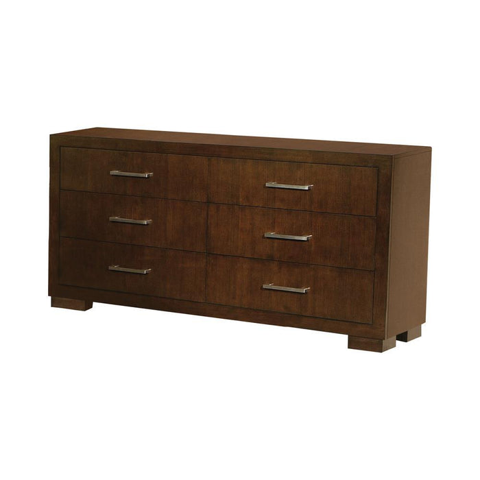 Jessica 6-drawer Dresser Cappuccino - Imperial Furniture (Las Vegas, NV) - Multi Location