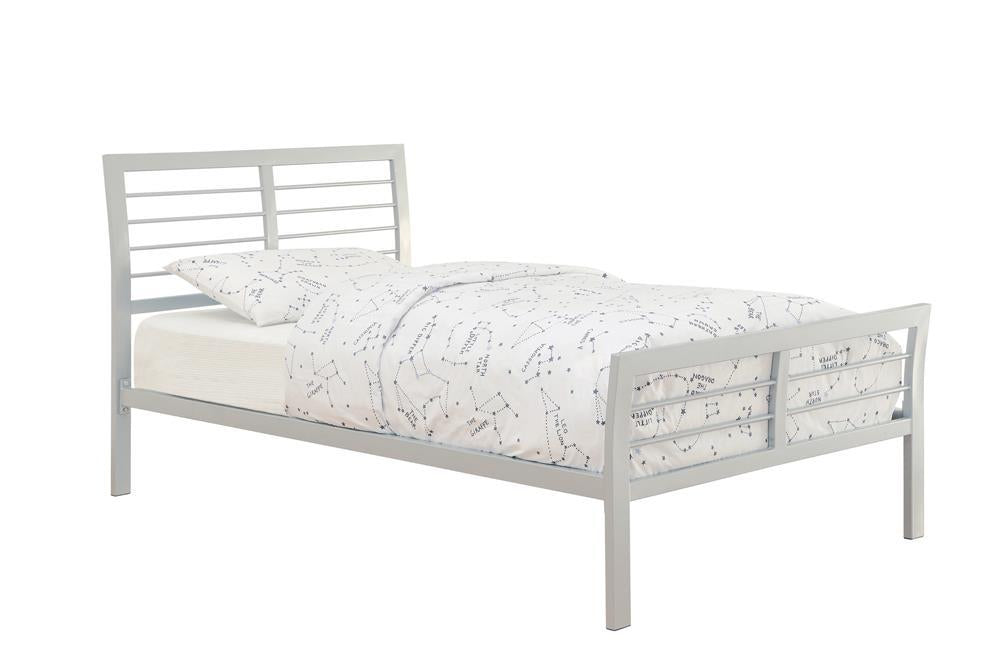 Cooper Queen Metal Bed Silver - Imperial Furniture (Las Vegas, NV) - Multi Location
