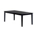 Louise Rectangular Dining Table with Extension Leaf Black - Imperial Furniture (Las Vegas, NV) - Multi Location