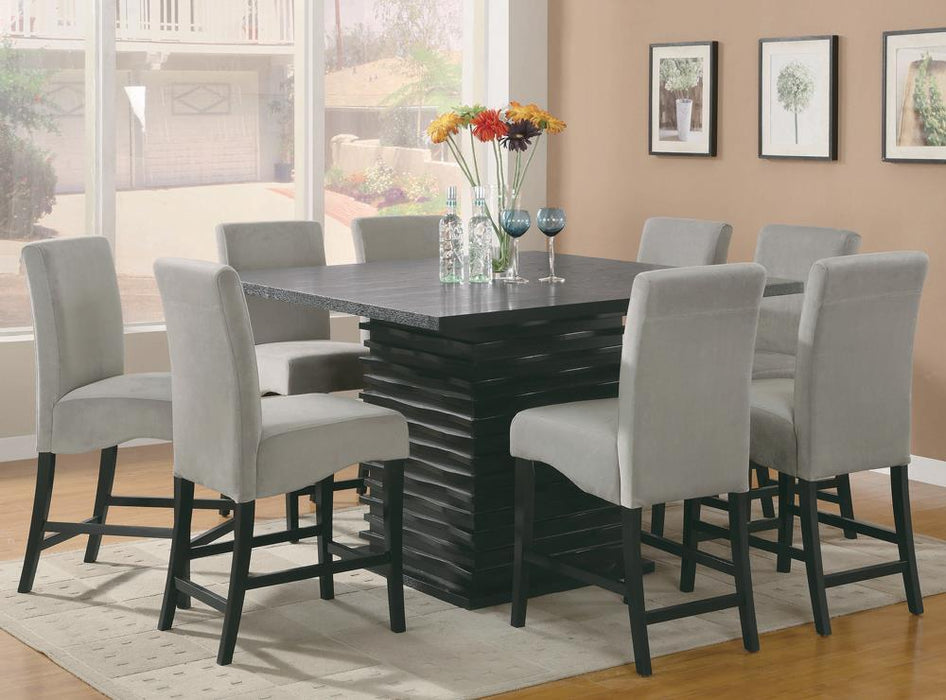 Stanton Upholstered Counter Height Chairs Grey and Black (Set of 2) - Imperial Furniture (Las Vegas, NV) - Multi Location