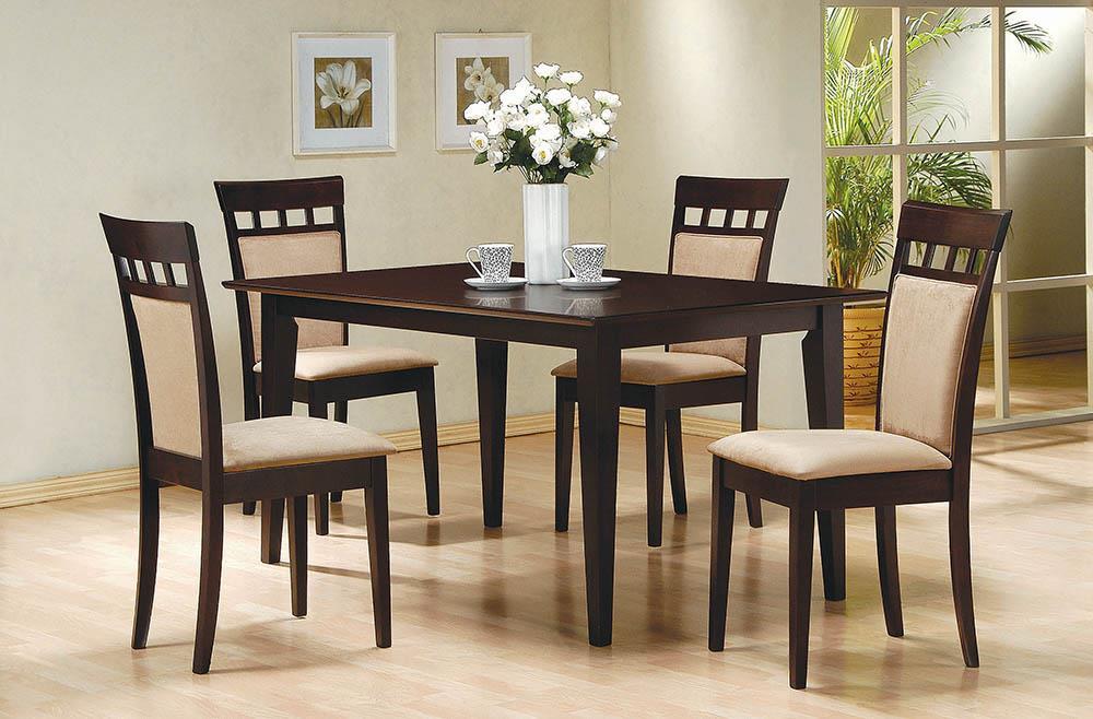 Gabriel Upholstered Side Chairs Cappuccino and Tan (Set of 2) - Imperial Furniture (Las Vegas, NV) - Multi Location