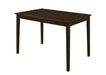 Guillen 5-piece Dining Set with Bench Cappuccino and Dark Brown - Imperial Furniture (Las Vegas, NV) - Multi Location