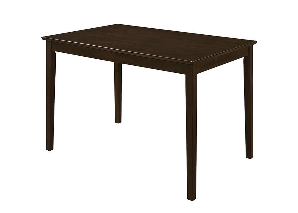 Guillen 5-piece Dining Set with Bench Cappuccino and Dark Brown - Imperial Furniture (Las Vegas, NV) - Multi Location