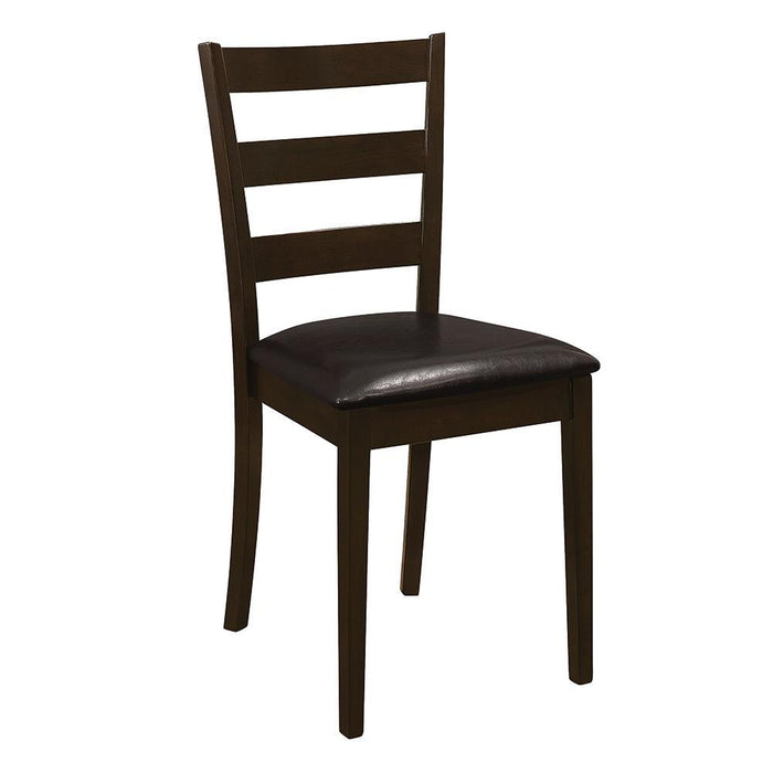 Guillen 5-piece Dining Set with Bench Cappuccino and Dark Brown - Imperial Furniture (Las Vegas, NV) - Multi Location