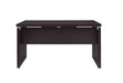 Skylar Computer Desk with Keyboard Drawer Cappuccino - Imperial Furniture (Las Vegas, NV) - Multi Location