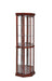 Appledale 6-shelf Corner Curio Cabinet Medium Brown - Imperial Furniture (Las Vegas, NV) - Multi Location