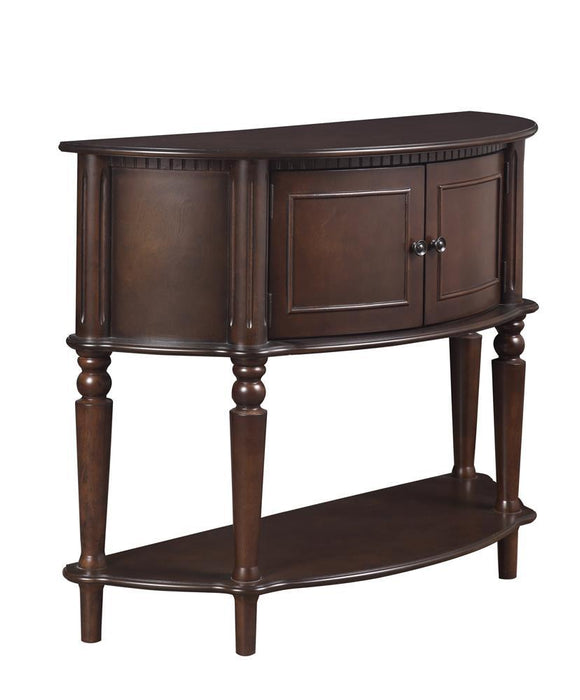 Brenda Console Table with Curved Front Brown - Imperial Furniture (Las Vegas, NV) - Multi Location