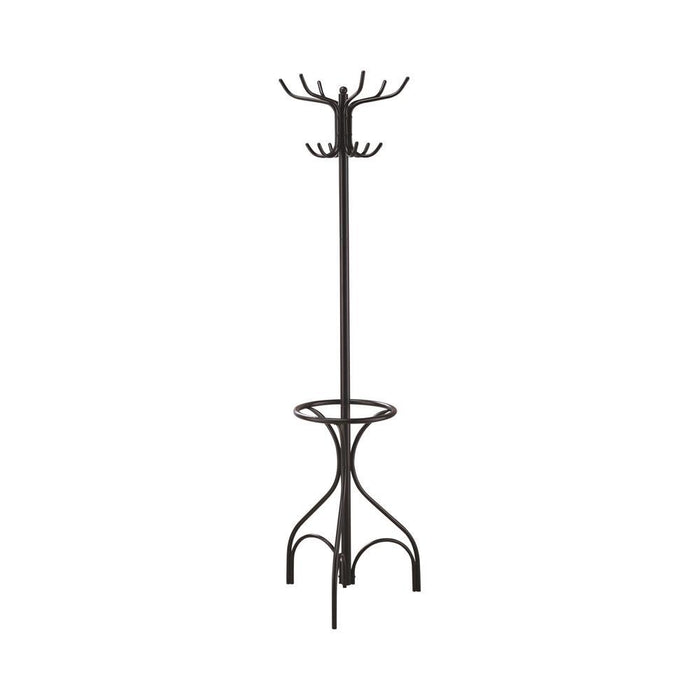 Kiefer Coat Rack with 12 Hooks Black - Imperial Furniture (Las Vegas, NV) - Multi Location
