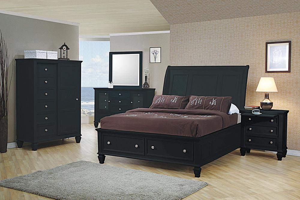 Sandy Beach Door Chest with Concealed Storage Black - Imperial Furniture (Las Vegas, NV) - Multi Location
