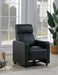 Toohey Home Theater Push Back Recliner Black - Imperial Furniture (Las Vegas, NV) - Multi Location