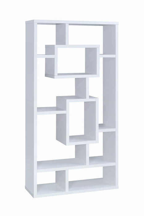 Howie 10-shelf Bookcase White - Imperial Furniture (Las Vegas, NV) - Multi Location
