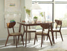 Kersey Dining Side Chairs with Curved Backs Beige and Chestnut (Set of 2) - Imperial Furniture (Las Vegas, NV) - Multi Location