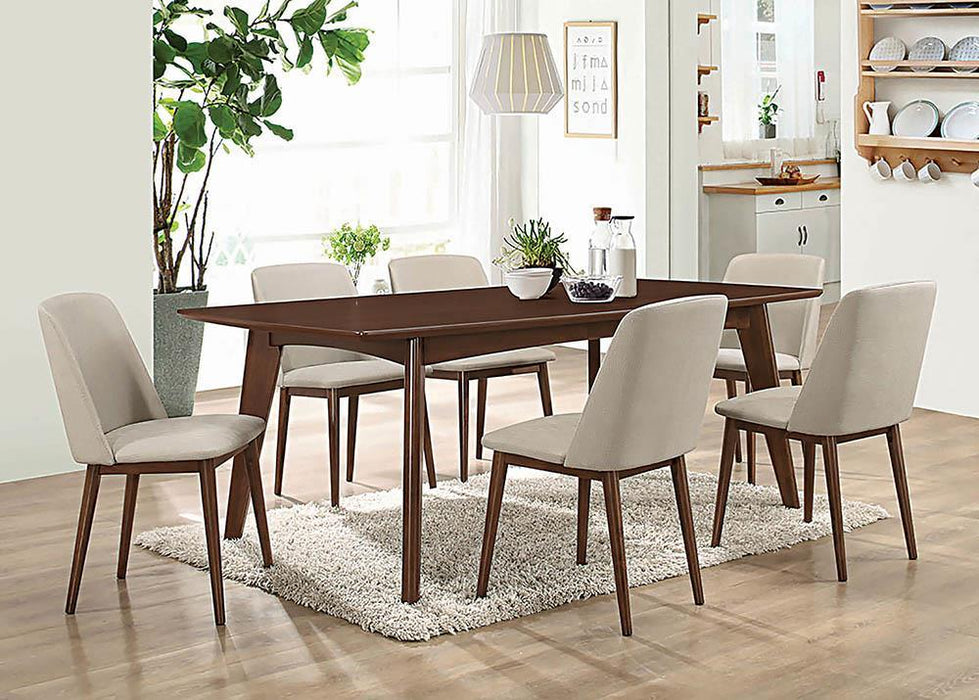 Malone Rectangular Dining Table Dark Walnut - Imperial Furniture (Las Vegas, NV) - Multi Location