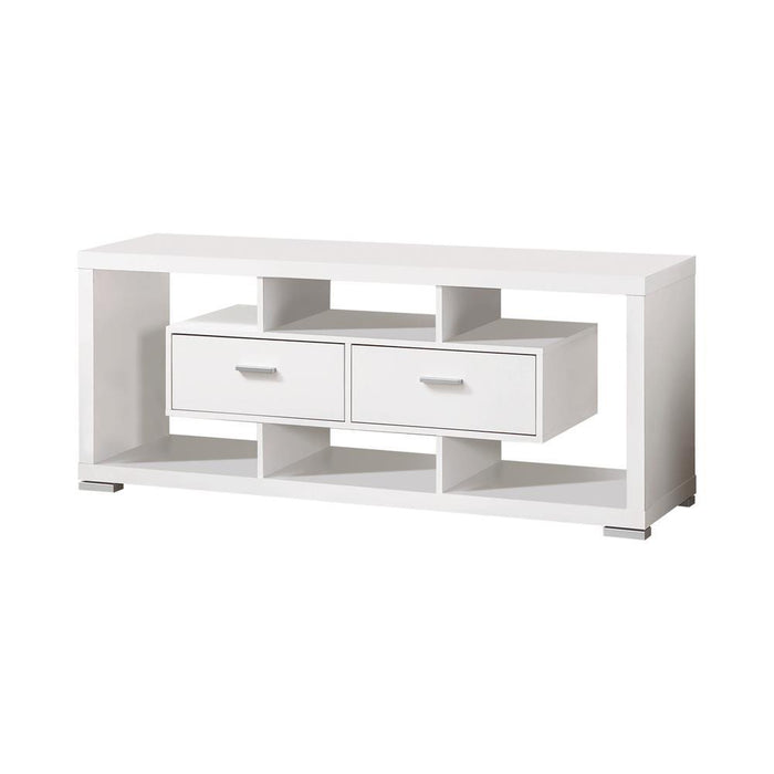 Darien 2-drawer Rectangular TV Console White - Imperial Furniture (Las Vegas, NV) - Multi Location