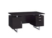 Lawtey Rectangular Storage Office Desk Cappuccino - Imperial Furniture (Las Vegas, NV) - Multi Location