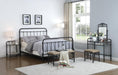 Livingston California King, E.King, & Queen Panel Metal Bed Dark Bronze - Imperial Furniture (Las Vegas, NV) - Multi Location