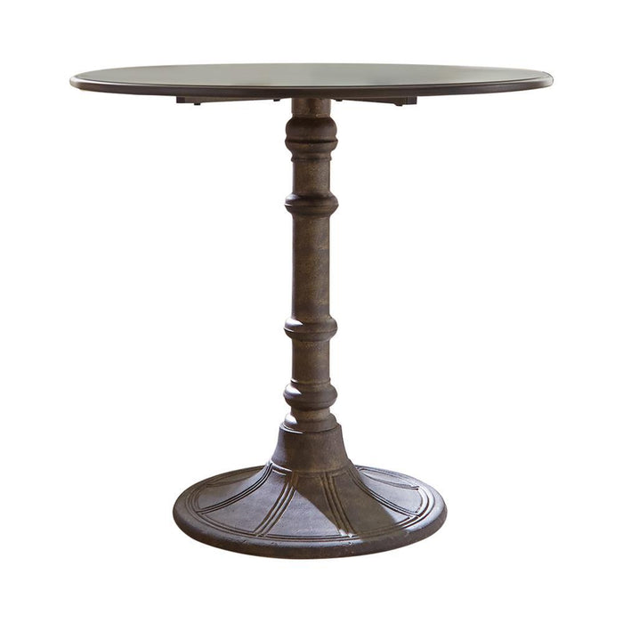 Oswego Round Bistro Dining Table Bronze - Imperial Furniture (Las Vegas, NV) - Multi Location
