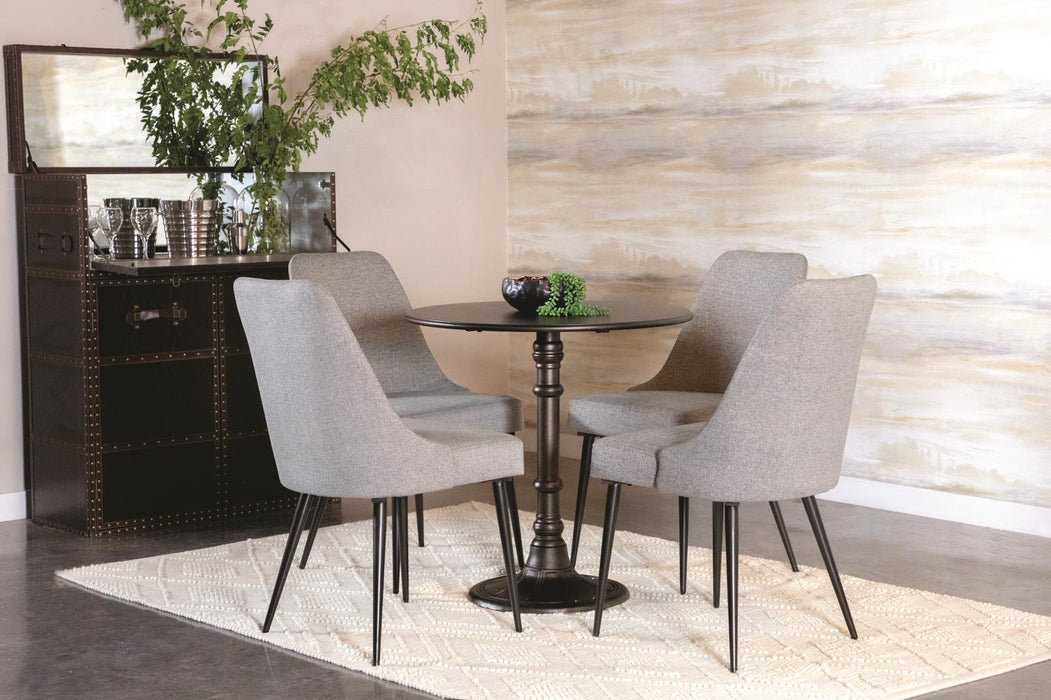 Oswego Round Bistro Dining Table Bronze - Imperial Furniture (Las Vegas, NV) - Multi Location