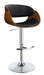 Dana Adjustable Bar Stool Black and Chrome - Imperial Furniture (Las Vegas, NV) - Multi Location