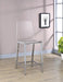 Juelia Counter Height Stools Chrome and Clear Acrylic (Set of 2) - Imperial Furniture (Las Vegas, NV) - Multi Location