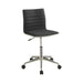 Chryses Adjustable Height Office Chair Black and Chrome - Imperial Furniture (Las Vegas, NV) - Multi Location