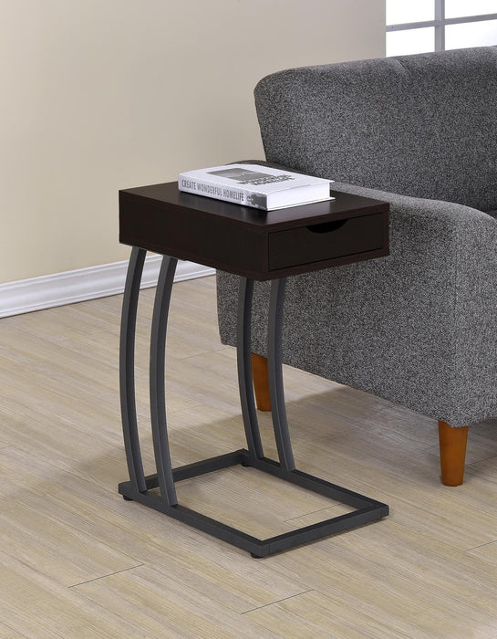 Troy Accent Table with Power Outlet Cappuccino - Imperial Furniture (Las Vegas, NV) - Multi Location