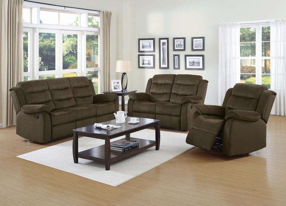 Rodman Upholstered Glider Recliner Chocolate - Imperial Furniture (Las Vegas, NV) - Multi Location