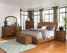 Laughton Hand-Woven Banana Leaf California King, E.King, & Queen Bed Amber - Imperial Furniture (Las Vegas, NV) - Multi Location