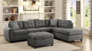 Stonenesse Tufted Sectional Grey - Imperial Furniture (Las Vegas, NV) - Multi Location