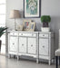 Aconitum 4-door Wine Cabinet Clear Mirror - Imperial Furniture (Las Vegas, NV) - Multi Location