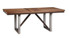 Spring Creek Dining Table with Extension Leaf Natural Walnut - Imperial Furniture (Las Vegas, NV) - Multi Location