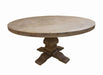Florence Round Pedestal Dining Table Rustic Smoke - Imperial Furniture (Las Vegas, NV) - Multi Location