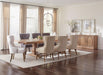 Florence Double Pedestal Dining Table Rustic Smoke - Imperial Furniture (Las Vegas, NV) - Multi Location