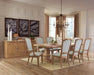 Florence 4-door Sideboard Rustic Smoke - Imperial Furniture (Las Vegas, NV) - Multi Location