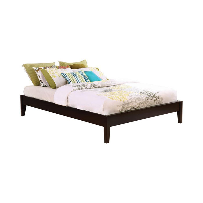 Hounslow California King, E.King, & Queen Universal Platform Bed Cappuccino - Imperial Furniture (Las Vegas, NV) - Multi Location