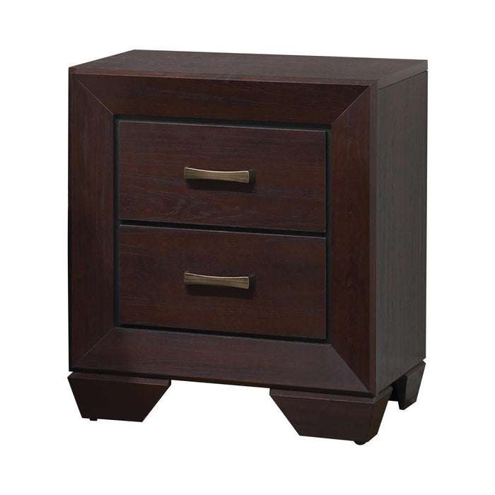 Kauffman 2-drawer Nightstand Dark Cocoa - Imperial Furniture (Las Vegas, NV) - Multi Location