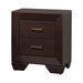 Kauffman 2-drawer Nightstand Dark Cocoa - Imperial Furniture (Las Vegas, NV) - Multi Location