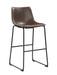Michelle Armless Bar Stools Two-tone Brown and Black (Set of 2) - Imperial Furniture (Las Vegas, NV) - Multi Location