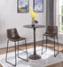 Michelle Armless Bar Stools Two-tone Brown and Black (Set of 2) - Imperial Furniture (Las Vegas, NV) - Multi Location