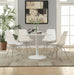 Lowry Round Dining Table White - Imperial Furniture (Las Vegas, NV) - Multi Location