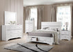 Miranda California King. E.King, & Queen 2-drawer Storage Bed Black & White - Imperial Furniture (Las Vegas, NV) - Multi Location