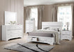 Miranda California King. E.King, & Queen 2-drawer Storage Bed Black & White - Imperial Furniture (Las Vegas, NV) - Multi Location