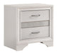 Miranda 2-drawer Nightstand Tray White - Imperial Furniture (Las Vegas, NV) - Multi Location