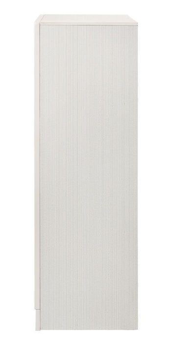 Miranda 5-drawer Chest White and Rhinestone - Imperial Furniture (Las Vegas, NV) - Multi Location
