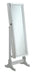 Elle Jewelry Cheval Mirror with Crytal Trim Silver - Imperial Furniture (Las Vegas, NV) - Multi Location