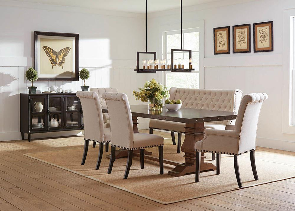 Alana Tufted Back Upholstered Arm Chair Beige - Imperial Furniture (Las Vegas, NV) - Multi Location