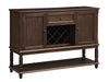 Parkins Server with Lower Shelf Rustic Espresso - Imperial Furniture (Las Vegas, NV) - Multi Location