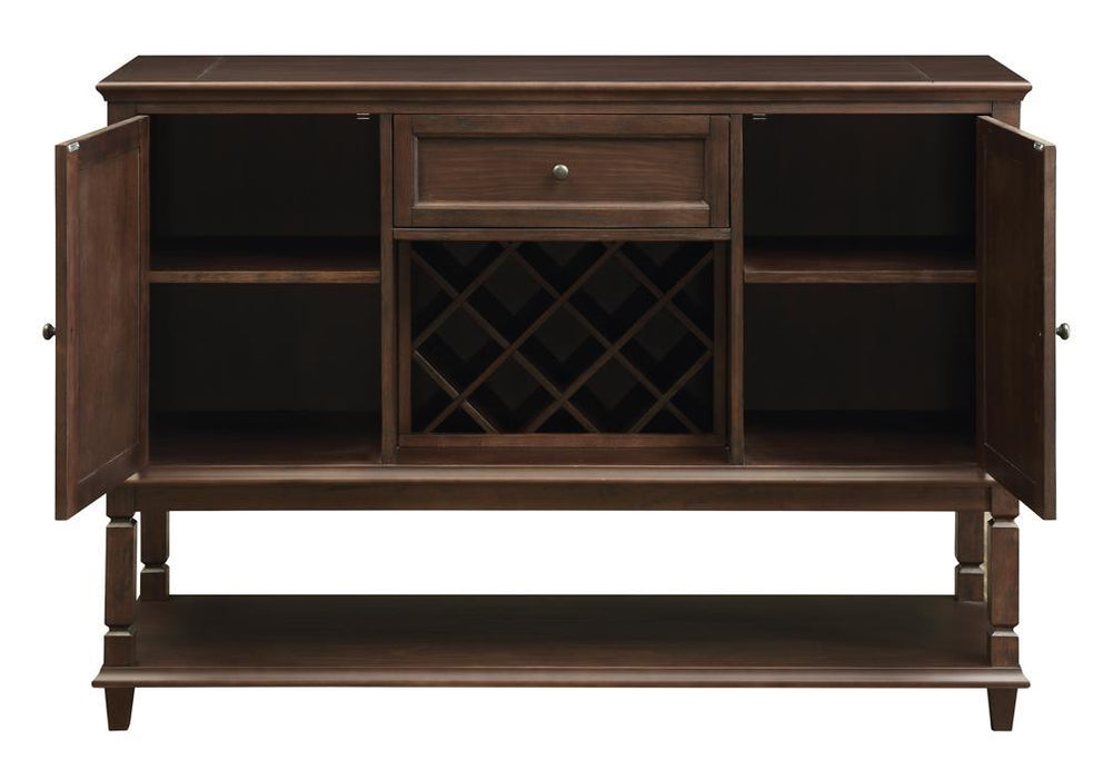 Parkins Server with Lower Shelf Rustic Espresso - Imperial Furniture (Las Vegas, NV) - Multi Location