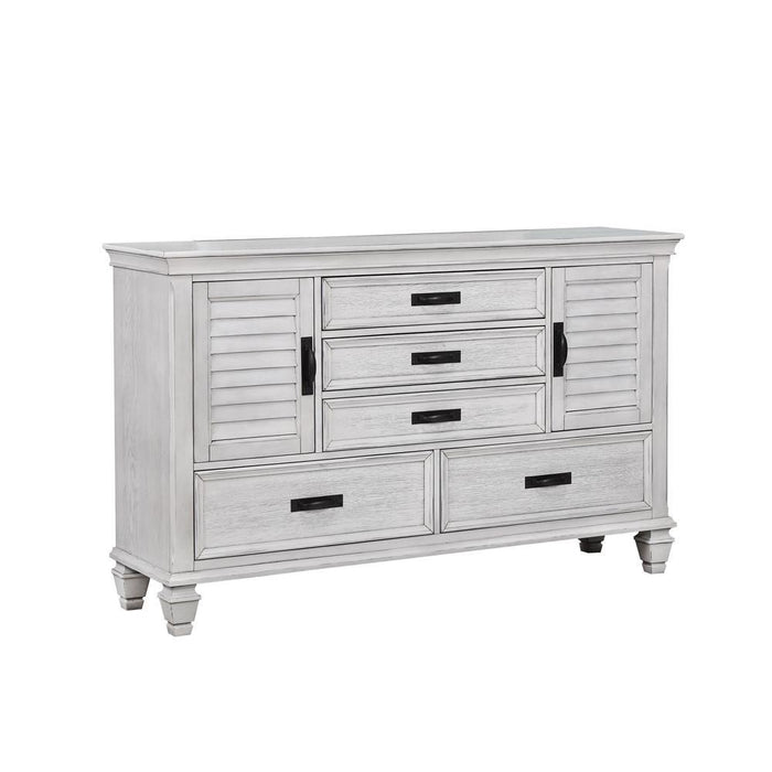 Franco 5-drawer Dresser Antique White - Imperial Furniture (Las Vegas, NV) - Multi Location